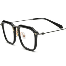 Load image into Gallery viewer, High end  Myopia lens frame Prescription glasses Titanium frame Retro Men&#39;s style Optical glasses frame personality