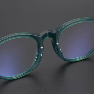Wide leg Designer brand Handmade Acetate Retro Eyeglass frames For Women Myopia reading men Personalized eyewear
