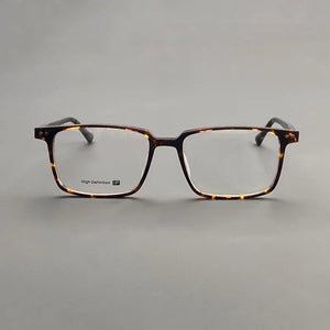 High quality acetate square eyewear frames men's business handmade optical eyewear frames make prescription glasses for myopia