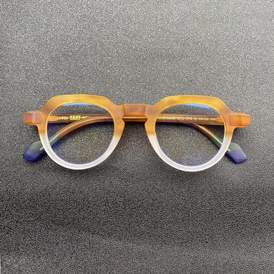 Frosted textured acetate men's frames handmade glasses Optical frames Make prescription glasses