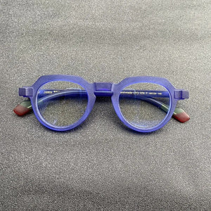 Frosted textured acetate men's frames handmade glasses Optical frames Make prescription glasses