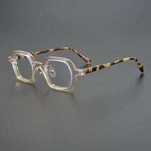 Load image into Gallery viewer, High quality square acetate glasses frame Designer style small frame eyeglasses Personality  men women myopia eyewear