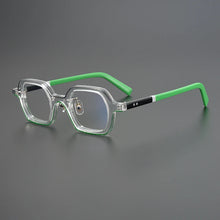 Load image into Gallery viewer, High quality square acetate glasses frame Designer style small frame eyeglasses Personality  men women myopia eyewear