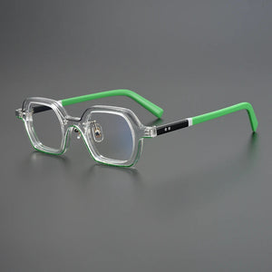 High quality square acetate glasses frame Designer style small frame eyeglasses Personality  men women myopia eyewear