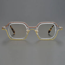 Load image into Gallery viewer, High quality square acetate glasses frame Designer style small frame eyeglasses Personality  men women myopia eyewear