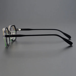 High quality square acetate glasses frame Designer style small frame eyeglasses Personality  men women myopia eyewear