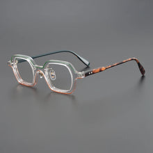 Load image into Gallery viewer, High quality square acetate glasses frame Designer style small frame eyeglasses Personality  men women myopia eyewear