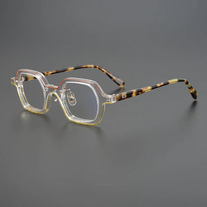 High quality square acetate glasses frame Designer style small frame eyeglasses Personality  men women myopia eyewear