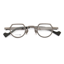 Load image into Gallery viewer, Hipster Women Titanium Glasses Frame Men Round Eyeglasses Frames Optical Vintage Retro Prescription Spectacles Nerd Eyewear Gold