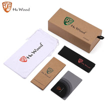 Carica l&#39;immagine nel visualizzatore di Gallery, Hu Wood Brand Classic Sunglasses For Mem Women Polarized UV400 Protection Eyewear Wooden Black Glasses Zebra Wood