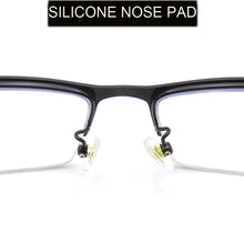 Load image into Gallery viewer, IENJOY Men Reading Glasses Blue Light Blocking Glasses Half Frame Progressive Multifocal Presbyopic Glasses Titanium Eyewear