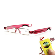 Load image into Gallery viewer, IENJOY очки для чтения TR90 Reading Glasses Men 360 Degree Rotation Presbyopic Eyewear Folding Eyeglasses Readers With Case