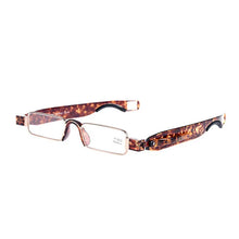 Load image into Gallery viewer, IENJOY очки для чтения TR90 Reading Glasses Men 360 Degree Rotation Presbyopic Eyewear Folding Eyeglasses Readers With Case