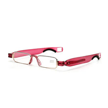 Load image into Gallery viewer, IENJOY очки для чтения TR90 Reading Glasses Men 360 Degree Rotation Presbyopic Eyewear Folding Eyeglasses Readers With Case