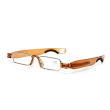Load image into Gallery viewer, IENJOY очки для чтения TR90 Reading Glasses Men 360 Degree Rotation Presbyopic Eyewear Folding Eyeglasses Readers With Case