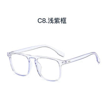 Load image into Gallery viewer, INS Women Men Glasses Frame Fashion Computer Eyeglasses Frame Women Anti-blue Light Transparent Clear Pink Plastic Frame gafas