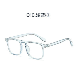 INS Women Men Glasses Frame Fashion Computer Eyeglasses Frame Women Anti-blue Light Transparent Clear Pink Plastic Frame gafas