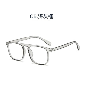 INS Women Men Glasses Frame Fashion Computer Eyeglasses Frame Women Anti-blue Light Transparent Clear Pink Plastic Frame gafas