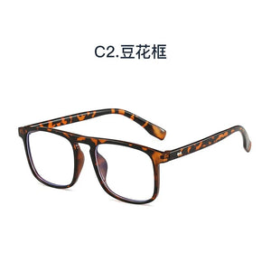 INS Women Men Glasses Frame Fashion Computer Eyeglasses Frame Women Anti-blue Light Transparent Clear Pink Plastic Frame gafas
