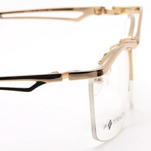 Load image into Gallery viewer, IP Pure Titanium Men Glasses Half Frame Business Square Flip Up Eyeglass Frames Myopia Hyperopia Prescription Eyeglasses Eyewear