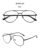Load image into Gallery viewer, IP Titanium Glasses Frame Man Airman Aviattor Eyeglasses Frame  Women Optical Prescripton Spectacle Eye Point Goggle
