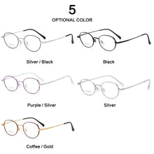 Load image into Gallery viewer, IP Titanium Man Glasses Super Light Oval  Eyeglass Frame Myopia Hyperopia Prescription Eyeglasses High-Quality Women Eyewear