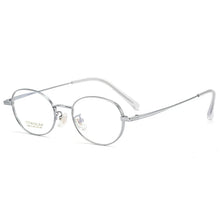 Load image into Gallery viewer, IP Titanium Man Glasses Super Light Oval  Eyeglass Frame Myopia Hyperopia Prescription Eyeglasses High-Quality Women Eyewear