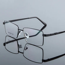 Load image into Gallery viewer, Iboode Men Titanium Alloy Glasses Frame Male Square Ultralight Eye Myopia Prescription Eyeglasses Metal Frame Glasses