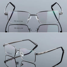 Load image into Gallery viewer, Iboode Men Titanium Alloy Glasses Frame Male Square Ultralight Eye Myopia Prescription Eyeglasses Metal Frame Glasses