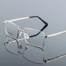 Load image into Gallery viewer, Iboode Men Titanium Alloy Glasses Frame Male Square Ultralight Eye Myopia Prescription Eyeglasses Metal Frame Glasses