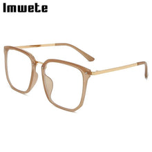 Load image into Gallery viewer, Imwete Classic Anti Blue Light Glasses Frame Women Oversized Eyeglasses Men Computer Eyewear Transparent Optical Spectacles
