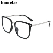 Load image into Gallery viewer, Imwete Classic Anti Blue Light Glasses Frame Women Oversized Eyeglasses Men Computer Eyewear Transparent Optical Spectacles