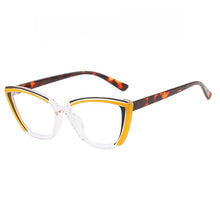Load image into Gallery viewer, Ins Popular Fashion Polygon Cat Eye Multicolor TR90 Glasses Frame Women Clear Anti-Blue Light Eyewear Optical Men Frame