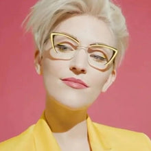 Load image into Gallery viewer, Ins Popular Fashion Polygon Cat Eye Multicolor TR90 Glasses Frame Women Clear Anti-Blue Light Eyewear Optical Men Frame