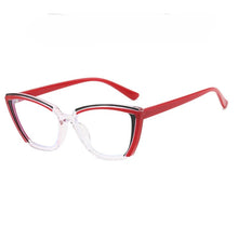 Load image into Gallery viewer, Ins Popular Fashion Polygon Cat Eye Multicolor TR90 Glasses Frame Women Clear Anti-Blue Light Eyewear Optical Men Frame