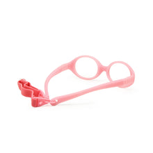Load image into Gallery viewer, Italian Flexible No Screw Girls Glasses with Cord Size 41mm, Boys Glasses &amp; Strap, Children Eyeglasses, Bendable Baby Eyeglasses