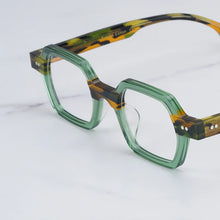 Carica l&#39;immagine nel visualizzatore di Gallery, Italy Luxury Brand Acetate Glasses Frames Men Personalized Sunglasses Retro  Sunglasses of High Quality