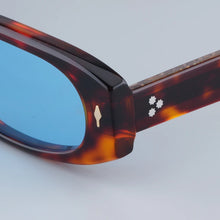 Carica l&#39;immagine nel visualizzatore di Gallery, JACQUES JMM HULYA Sunglasses Men Thick Acetate Tortoise Oval Eyeglasses Original Quality Jewel   Men Glasses for Women