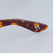 Carica l&#39;immagine nel visualizzatore di Gallery, JACQUES JMM HULYA Sunglasses Men Thick Acetate Tortoise Oval Eyeglasses Original Quality Jewel   Men Glasses for Women