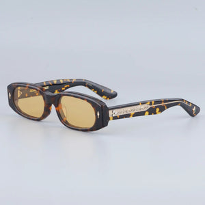 JACQUES JMM HULYA Sunglasses Men Thick Acetate Tortoise Oval Eyeglasses Original Quality Jewel   Men Glasses for Women