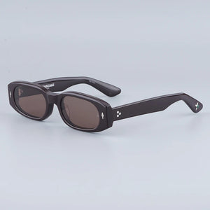 JACQUES JMM HULYA Sunglasses Men Thick Acetate Tortoise Oval Eyeglasses Original Quality Jewel   Men Glasses for Women
