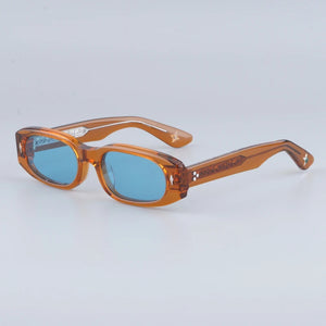 JACQUES JMM HULYA Sunglasses Men Thick Acetate Tortoise Oval Eyeglasses Original Quality Jewel   Men Glasses for Women