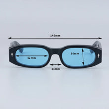 Carica l&#39;immagine nel visualizzatore di Gallery, JACQUES JMM HULYA Sunglasses Men Thick Acetate Tortoise Oval Eyeglasses Original Quality Jewel   Men Glasses for Women