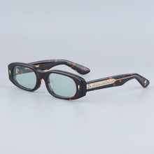 Carica l&#39;immagine nel visualizzatore di Gallery, JACQUES JMM HULYA Sunglasses Men Thick Acetate Tortoise Oval Eyeglasses Original Quality Jewel   Men Glasses for Women