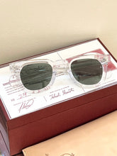 Load image into Gallery viewer, JACQUES MARIE MAGE VENDOME Thick Acetate Women Men UV400 Protection Vintage Retro Classcial Sunglasses with Case Oculos