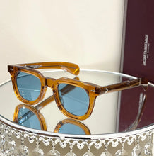 Load image into Gallery viewer, JACQUES MARIE MAGE VENDOME Thick Acetate Women Men UV400 Protection Vintage Retro Classcial Sunglasses with Case Oculos