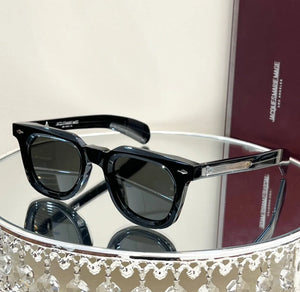 JACQUES MARIE MAGE VENDOME Thick Acetate Women Men UV400 Protection Vintage Retro Classcial Sunglasses with Case Oculos