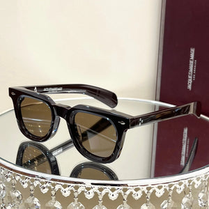 JACQUES MARIE MAGE VENDOME Thick Acetate Women Men UV400 Protection Vintage Retro Classcial Sunglasses with Case Oculos