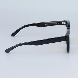 JAPANESE Oval Concept High Street Sunglasses Frames Retro Vintage Designer Classical Thick Acetate Men Eyeglasses with Full Case
