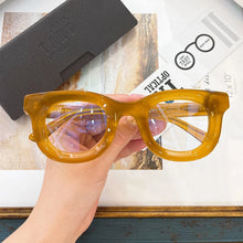 Load image into Gallery viewer, JAPANESE Oval Concept High Street Sunglasses Frames Retro Vintage Designer Classical Thick Acetate Men Eyeglasses with Full Case